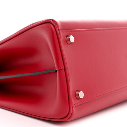Gucci Shibuya Calfskin Medium Zumi Top Handle Bag Hibiscus Red 9 of 12