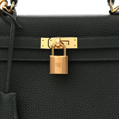 Hermes Togo Kelly Retourne 25 Vert Cypress 8 of 11