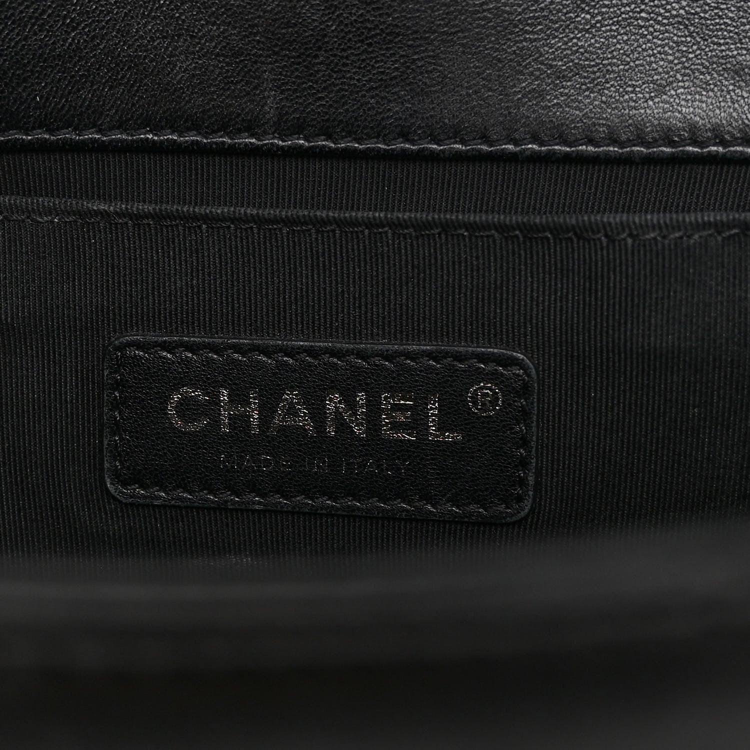 Chanel Lambskin Quilted Medium Boy Flap Black 6 of 9