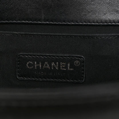 Chanel Lambskin Quilted Medium Boy Flap Black 6 of 9