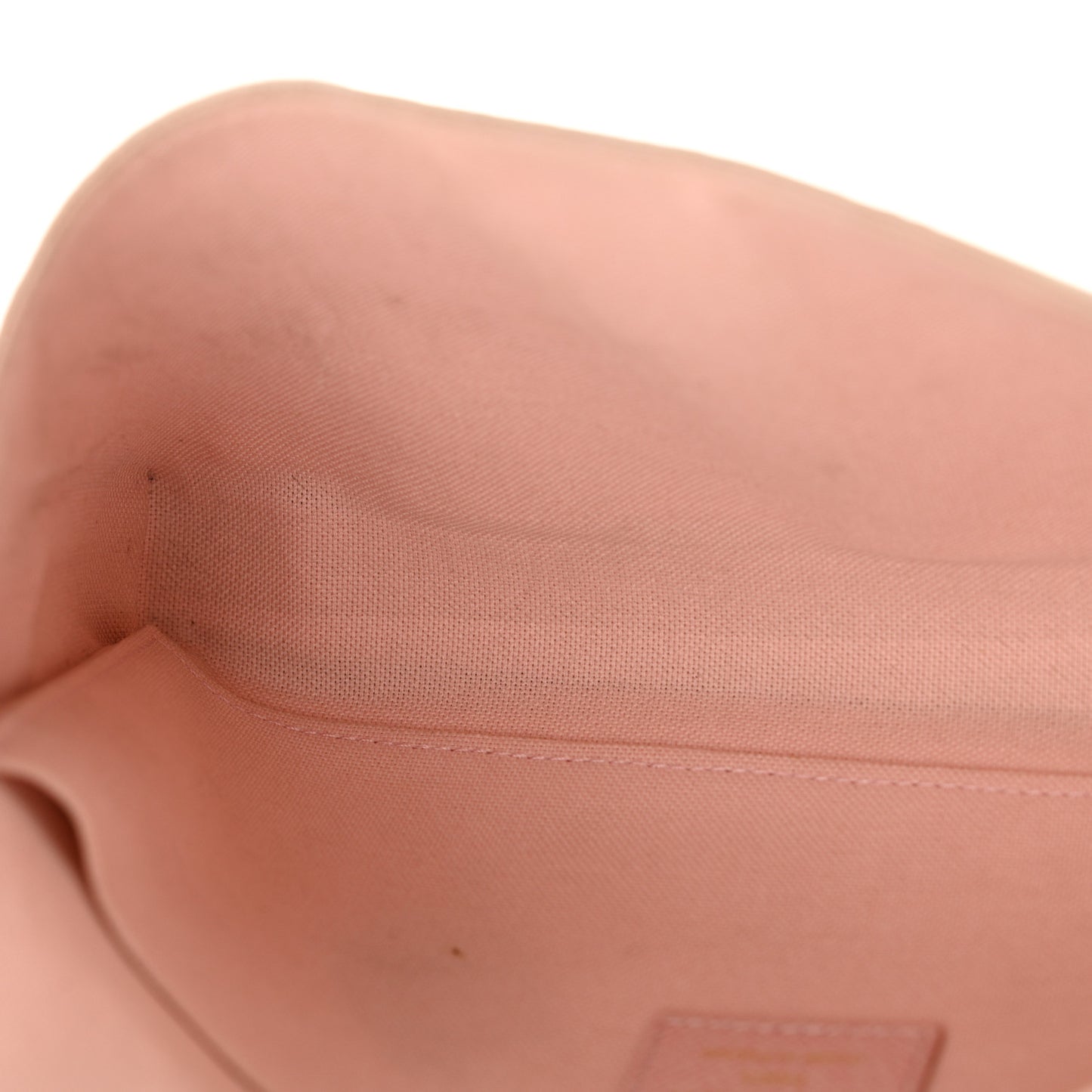 Damier Azur Pochette Felicie Chain Wallet Rose Ballerine