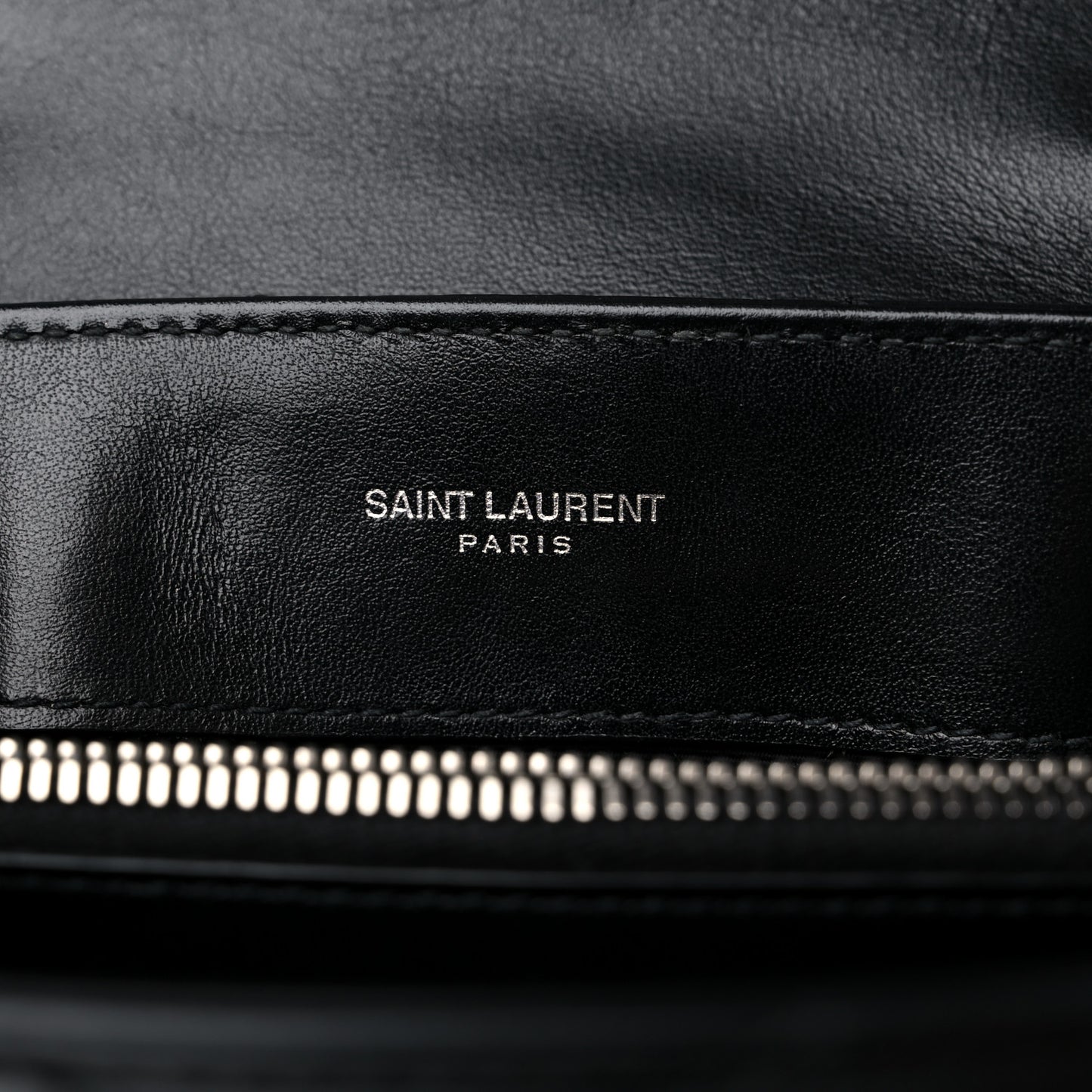 Calfskin Y Quilted Monogram Small Loulou Chain Satchel Black