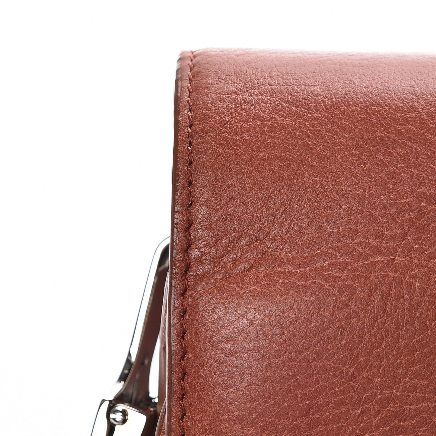 Calfskin PS11 Classic Shoulder Bag Saddle