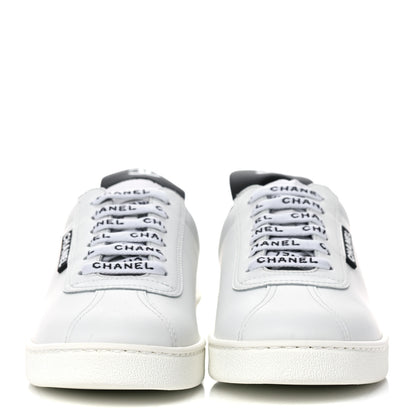 Chanel Calfskin CC Womens Sneakers 35.5 White 2 of 8