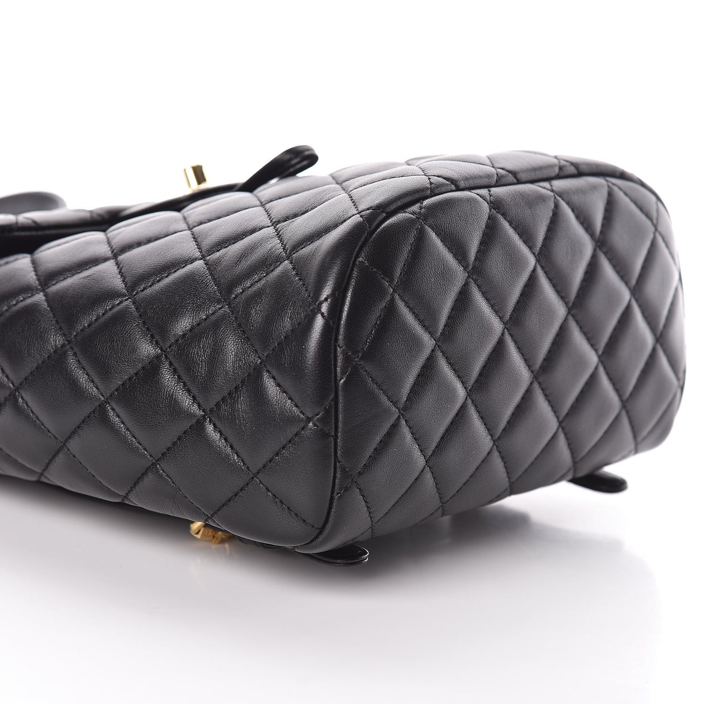 Calfskin Quilted Mini Urban Spirit Backpack Black