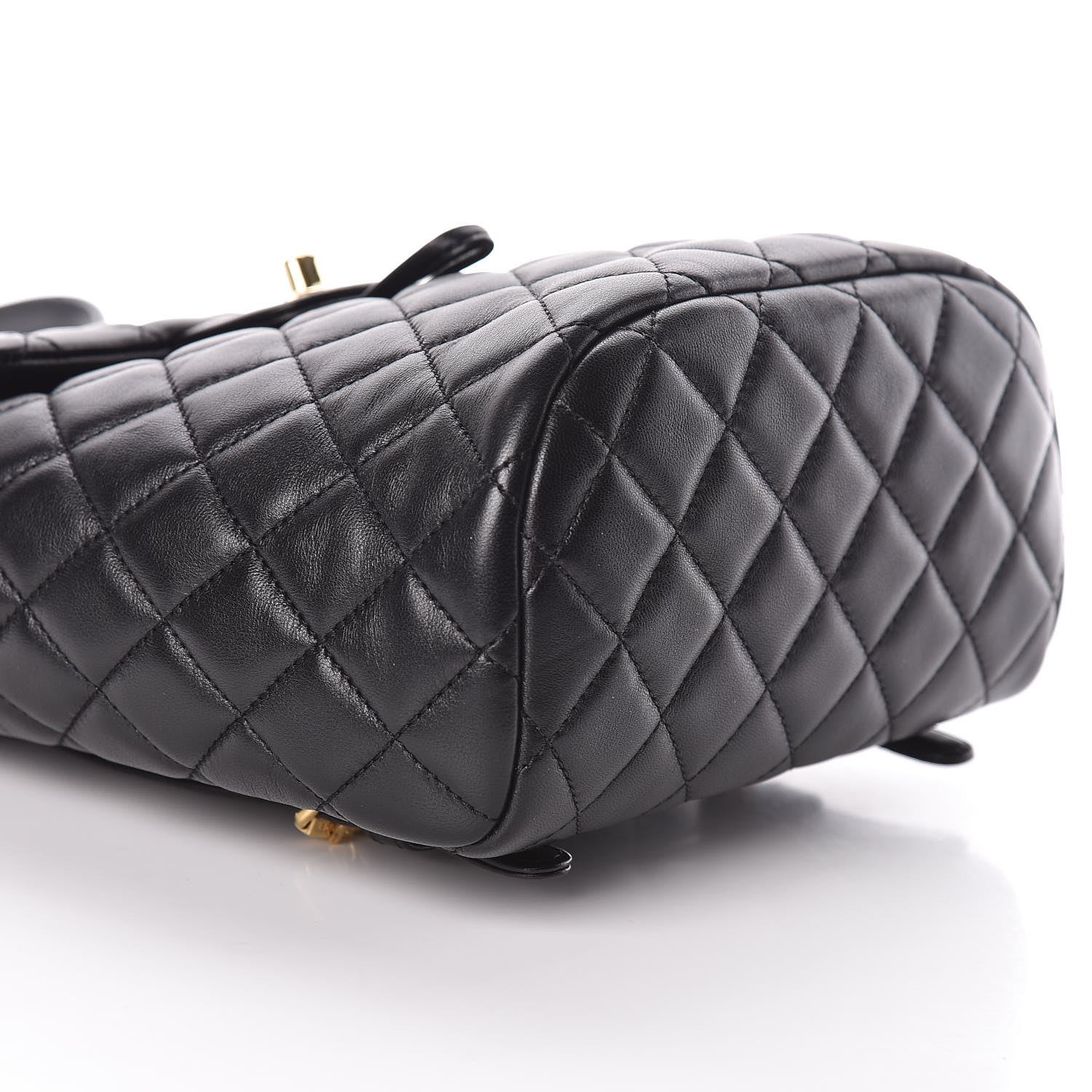 Chanel Calfskin Quilted Mini Urban Spirit Backpack Black 8 of 10