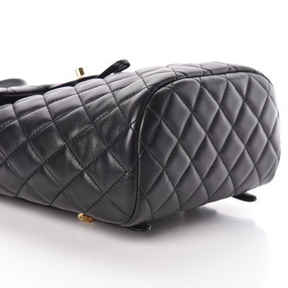 Chanel Calfskin Quilted Mini Urban Spirit Backpack Black 8 of 10