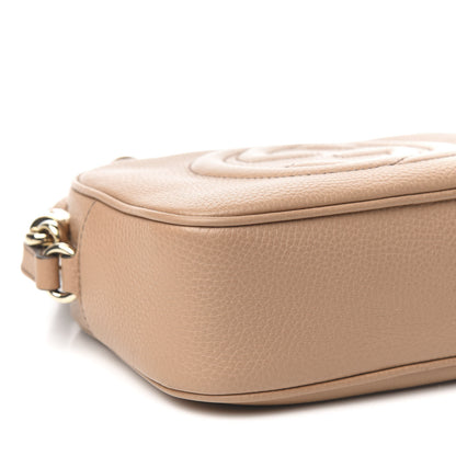 Gucci Pebbled Calfskin Small Soho Disco Bag Rose Beige 9 of 11