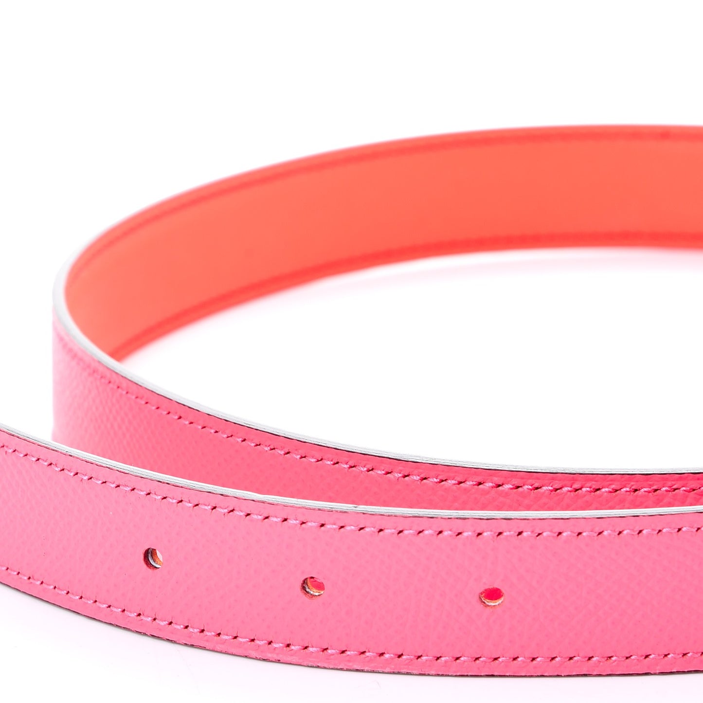 Swift Epsom 24mm Mini Constance Belt 80 Orange Poppy Rose Azalee