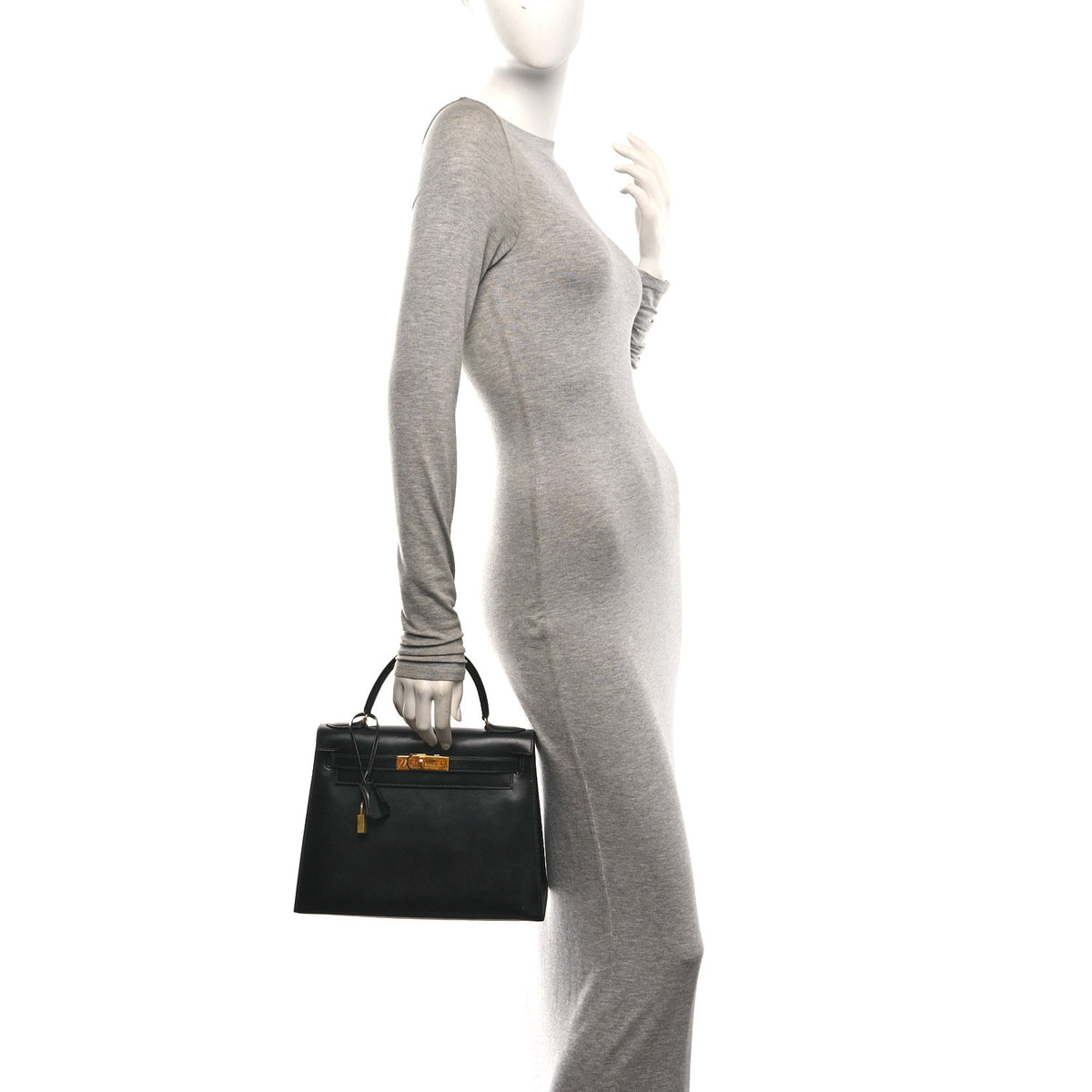 Hermes Box Kelly Sellier 28 Black 2 of 10