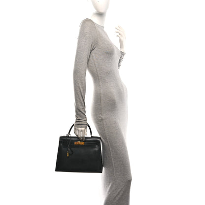 Hermes Box Kelly Sellier 28 Black 2 of 10