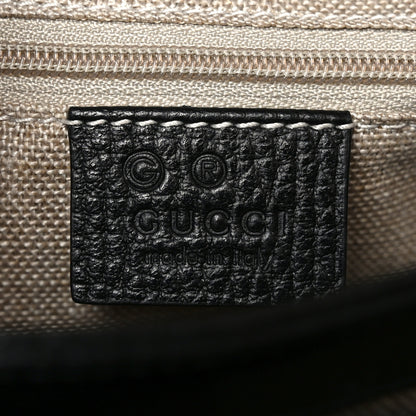 Gucci Dollar Calfskin Interlocking G Top Handle Shoulder Bag Black 6 of 10