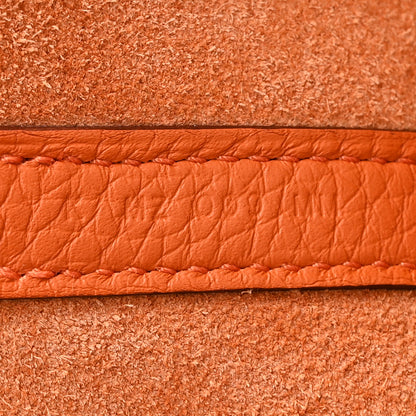 Hermes Taurillon Clemence Picotin Lock 18 PM Orange 7 of 10