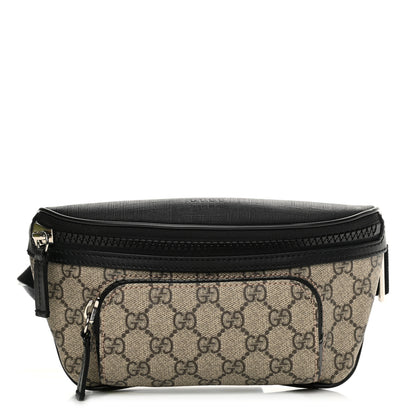 Gucci GG Supreme Monogram Belt Bag Black 1 of 11