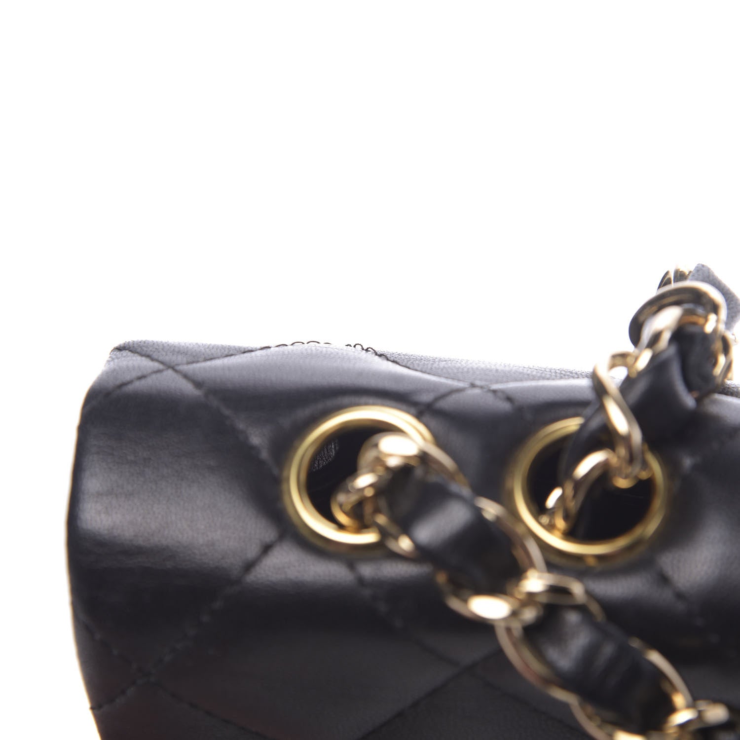 Chanel Lambskin Quilted Jumbo Single Flap Black 13 of 15