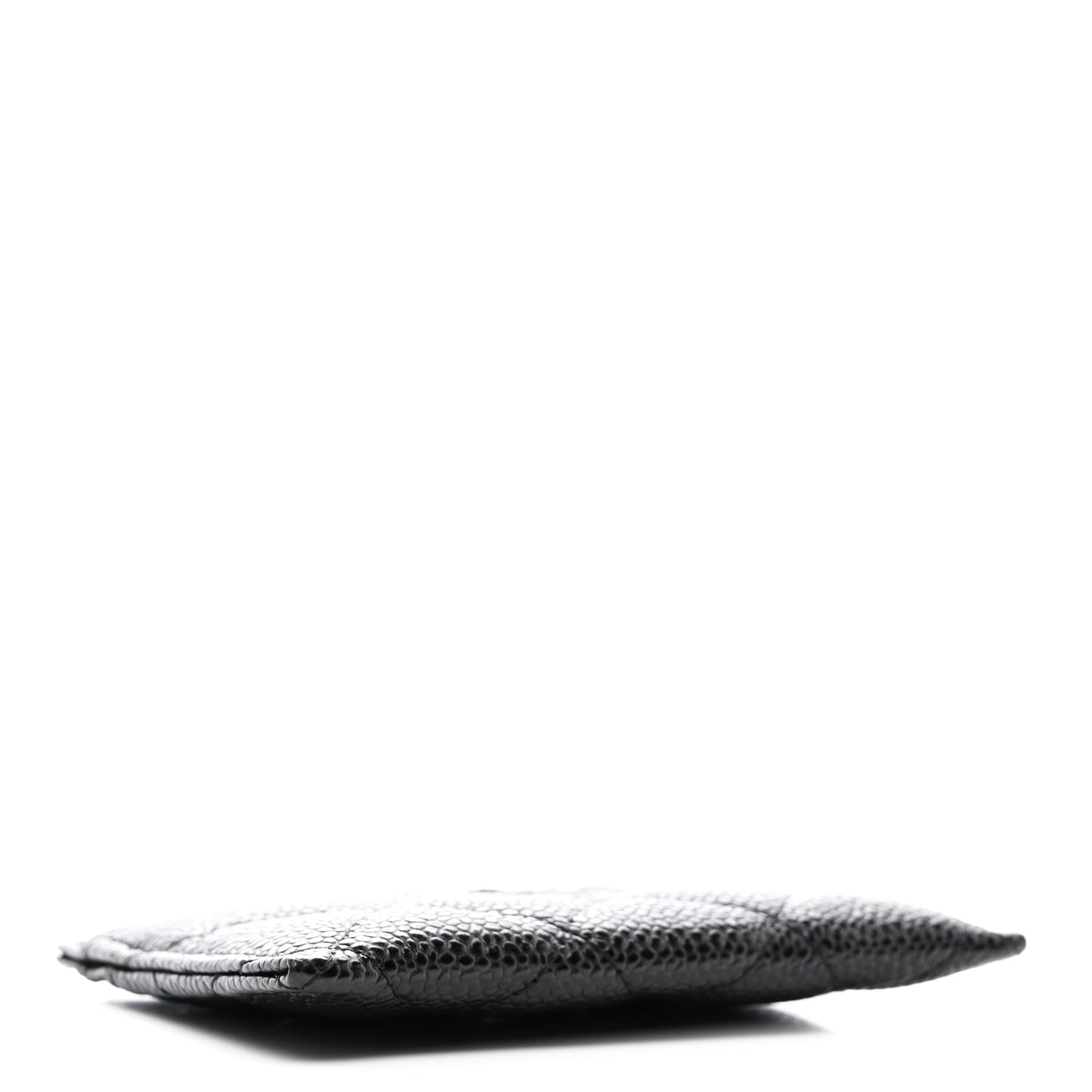 Caviar Quilted Card Holder Black