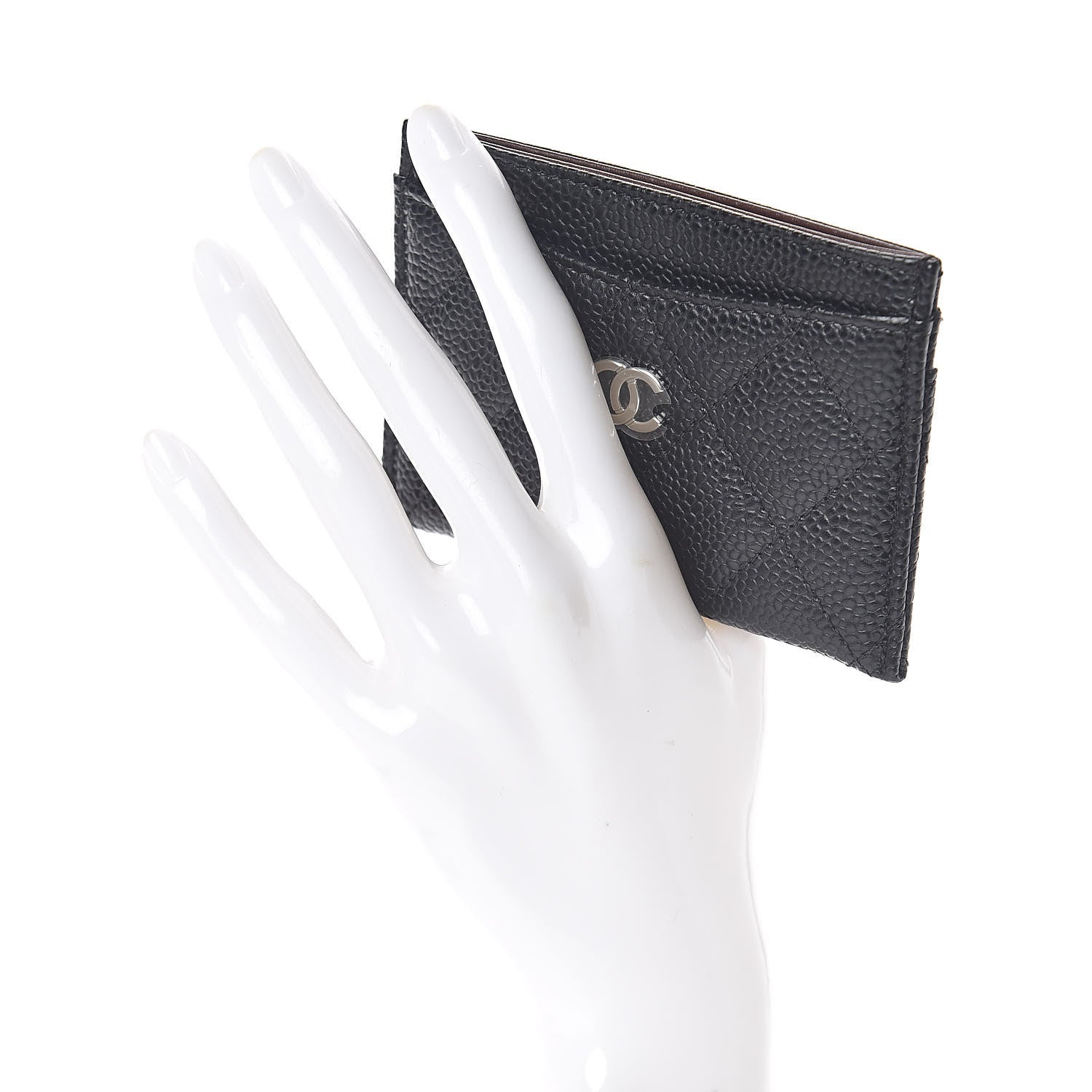 Chanel Caviar Quilted Card Holder Black 2 of 8