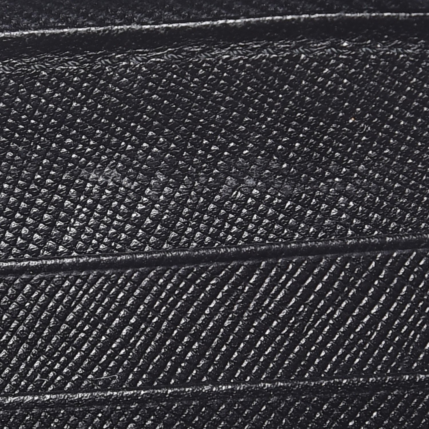 Prada Saffiano Zip Around Wallet Black 8 of 19