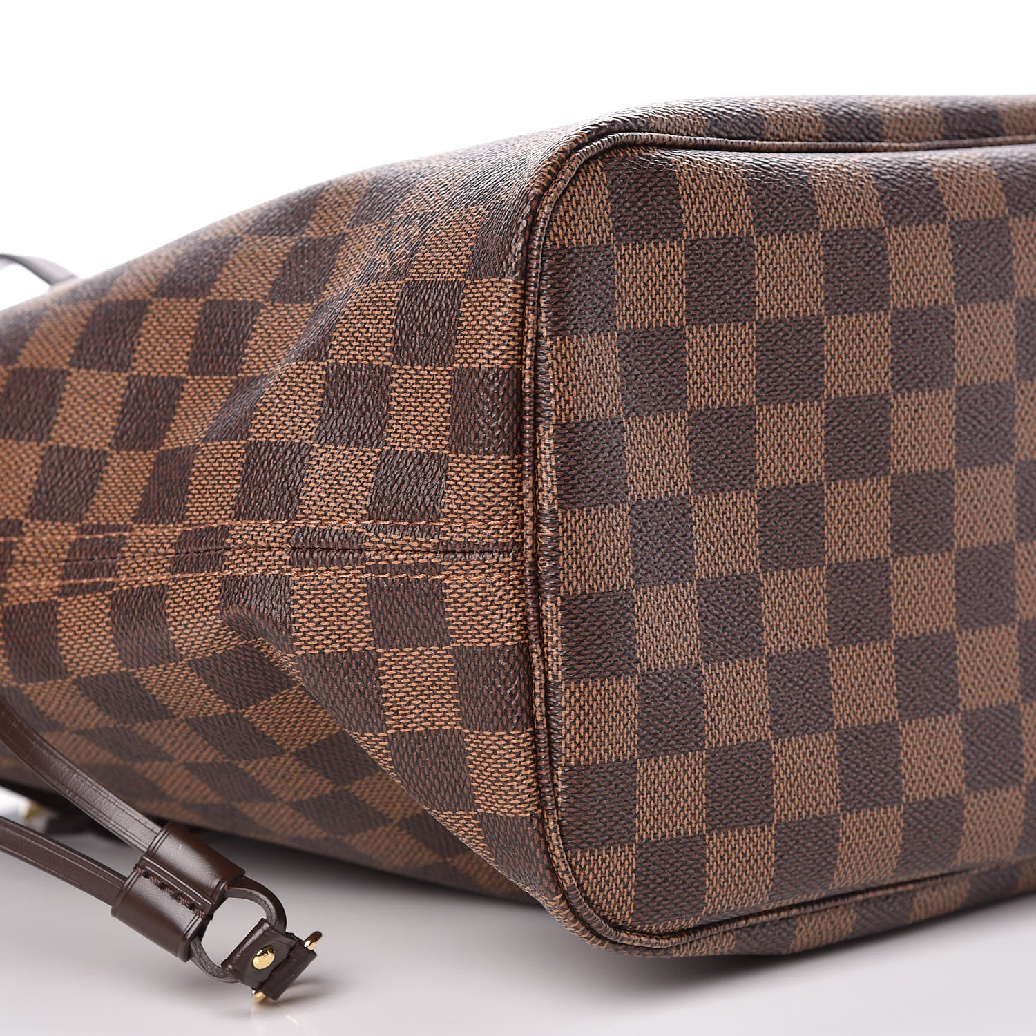 Louis Vuitton Damier Ebene Neo Neverfull MM Rose Ballerine 6 of 14