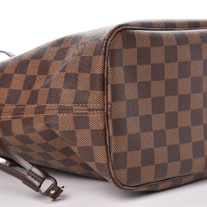 Louis Vuitton Damier Ebene Neo Neverfull MM Rose Ballerine 6 of 14