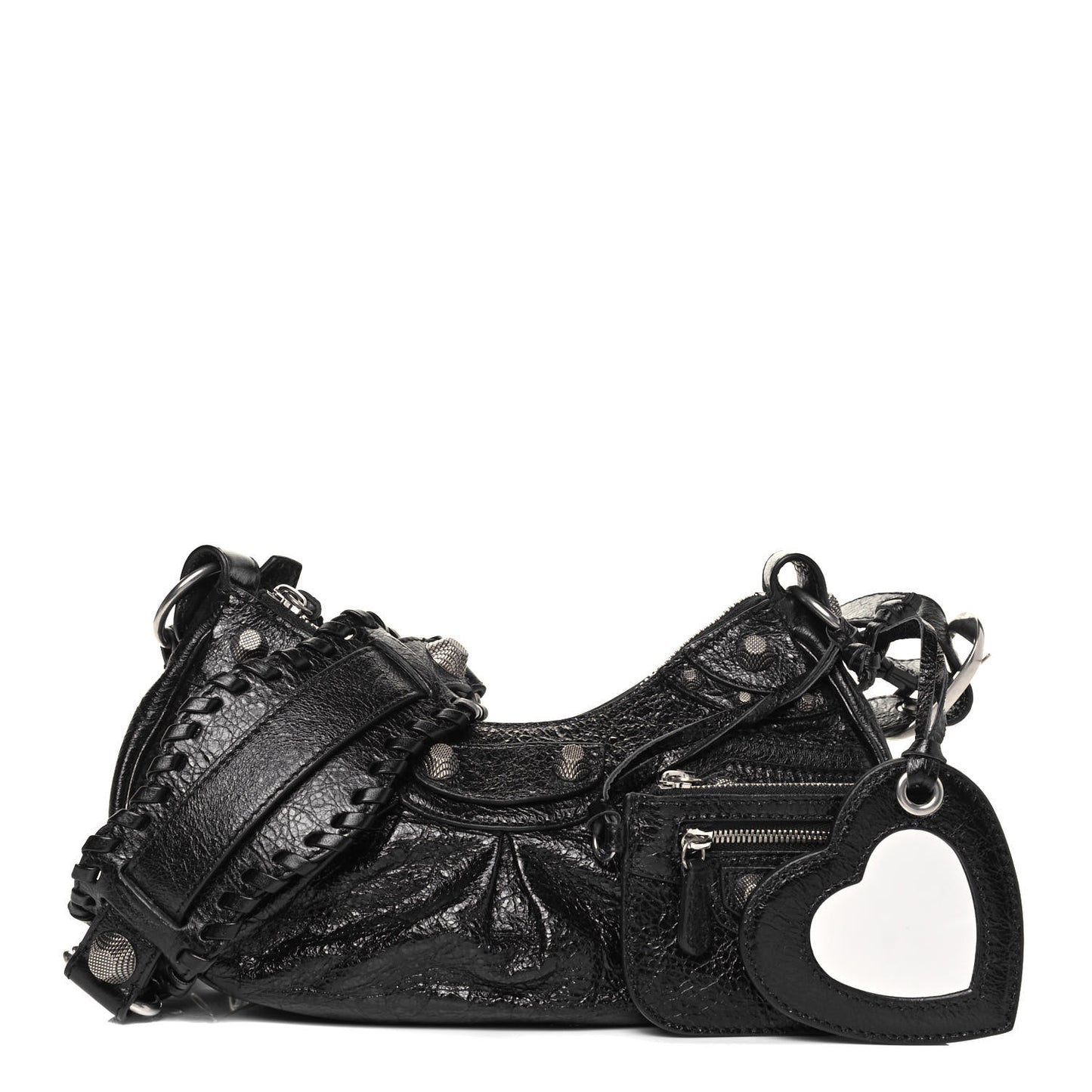 Agneau Arena Le Cagole Shoulder Bag XS Black
