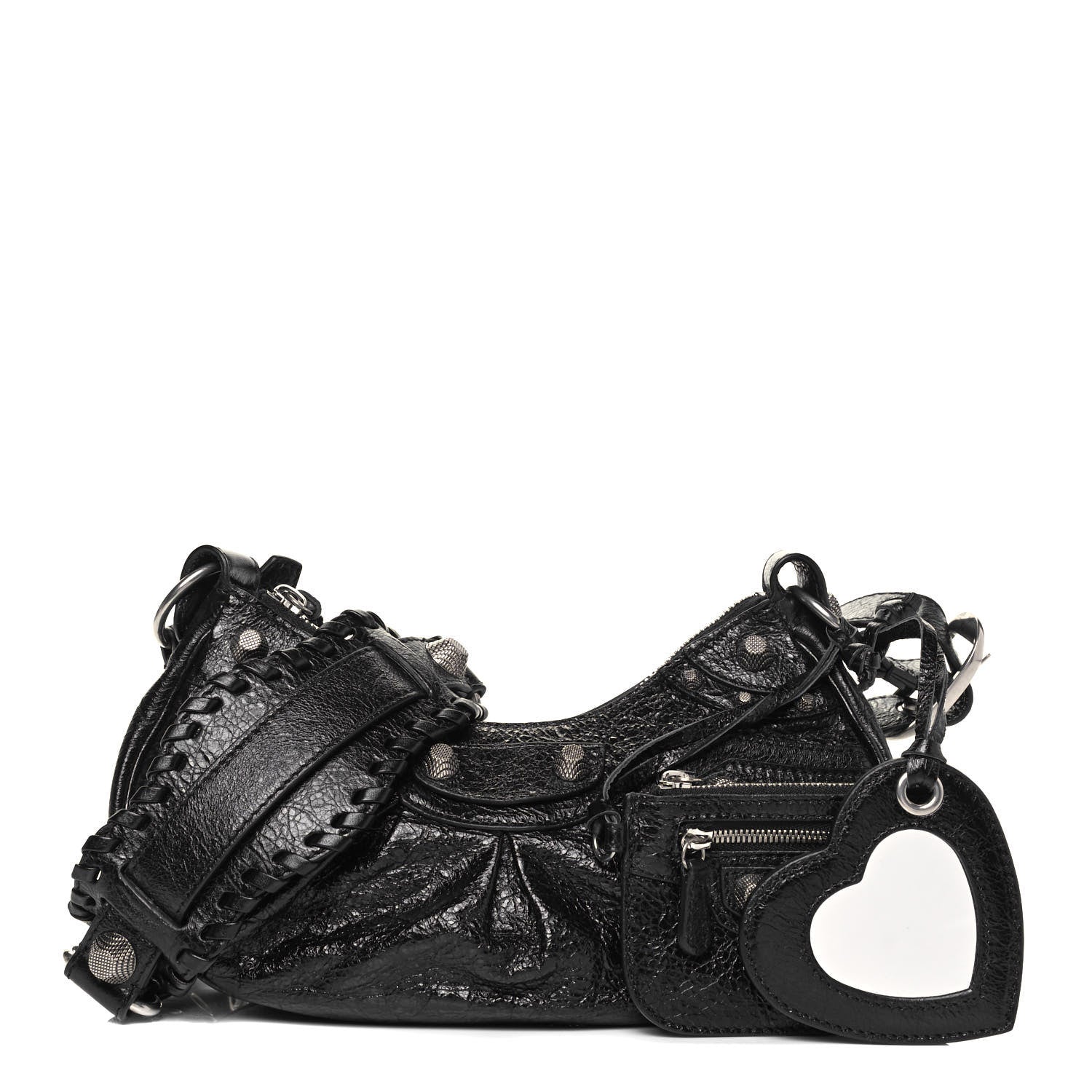 Balenciaga Agneau Arena Le Cagole Shoulder Bag XS Black 1 of 9