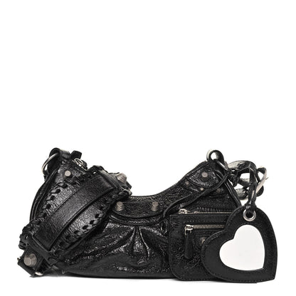 Balenciaga Agneau Arena Le Cagole Shoulder Bag XS Black 1 of 9