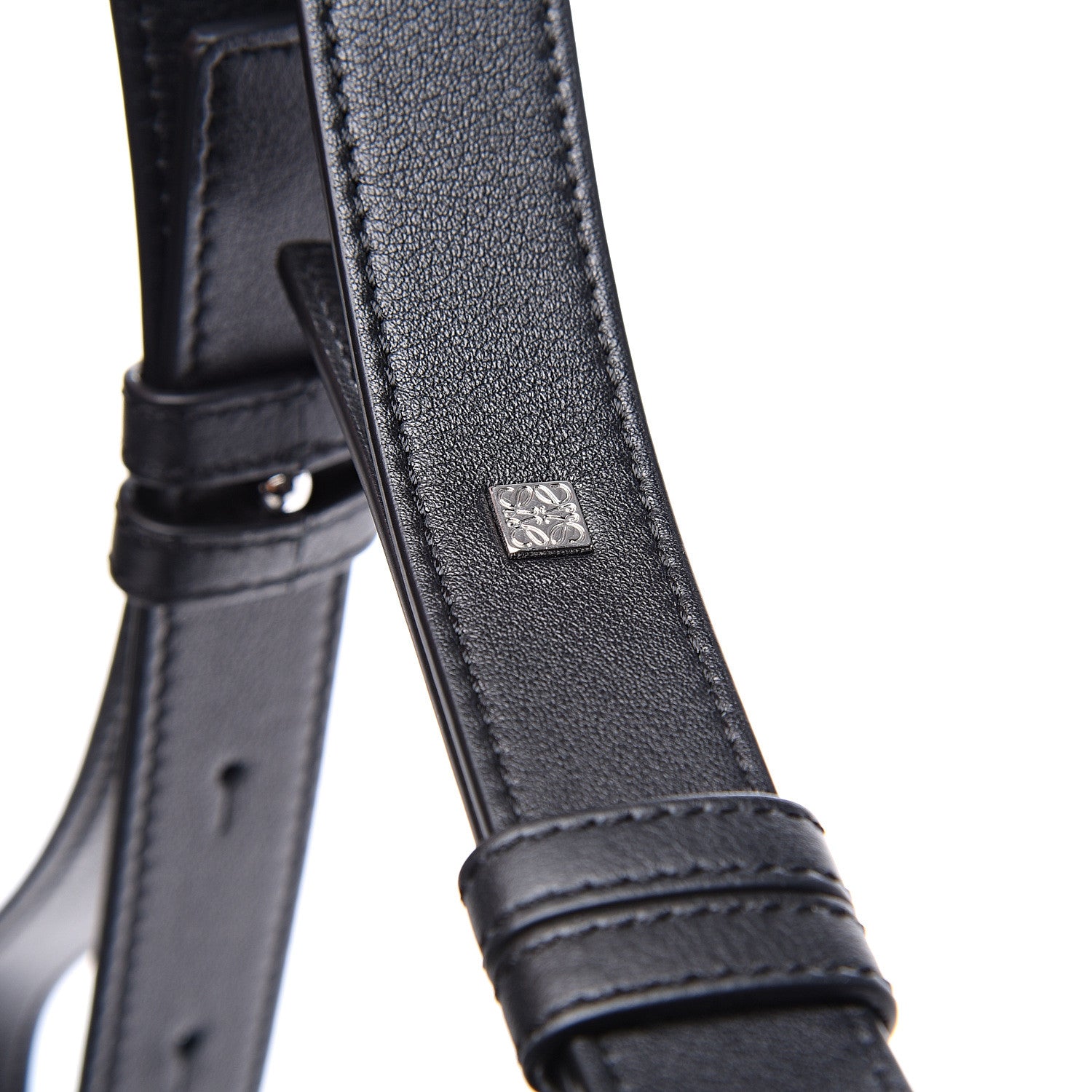 Loewe Calfskin Small Hammock Shoulder Bag Black 9 of 11