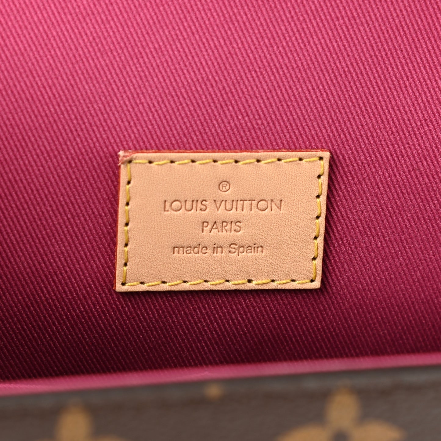 Monogram Cluny BB Bordeaux Fuchsia