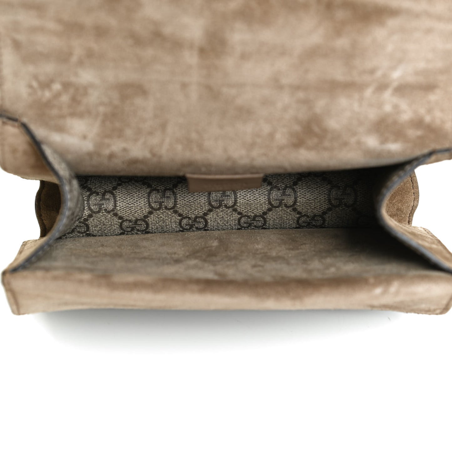 GG Supreme Monogram Mini Dionysus Shoulder Bag Taupe