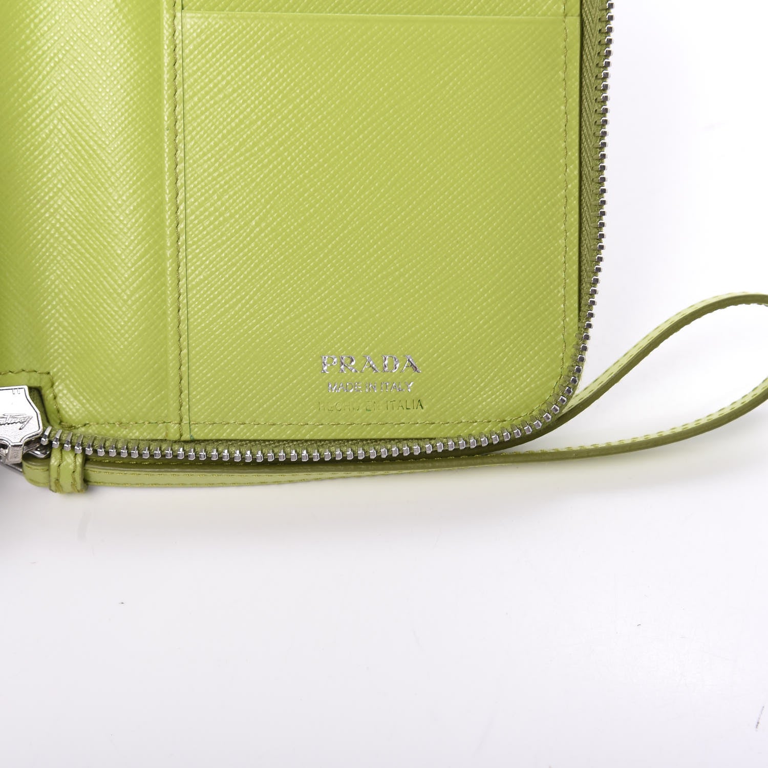 Prada Saffiano Watermelon Print Phone Wristlet Wallet Erba 6 of 10