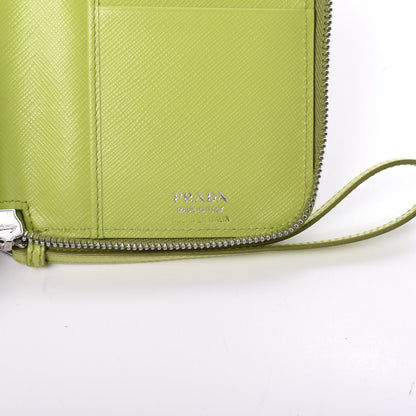 Prada Saffiano Watermelon Print Phone Wristlet Wallet Erba 6 of 10