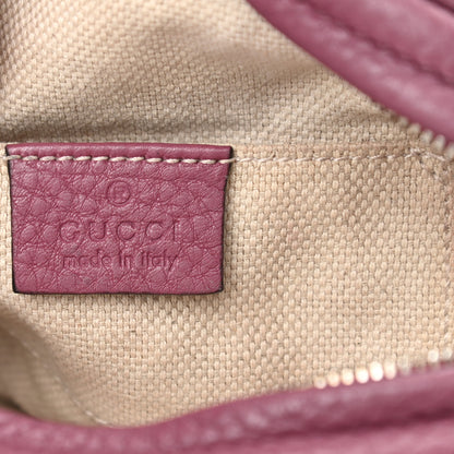 Gucci Cellarius Calfskin Mini Soho Chain Bag Peonia Flower 6 of 13