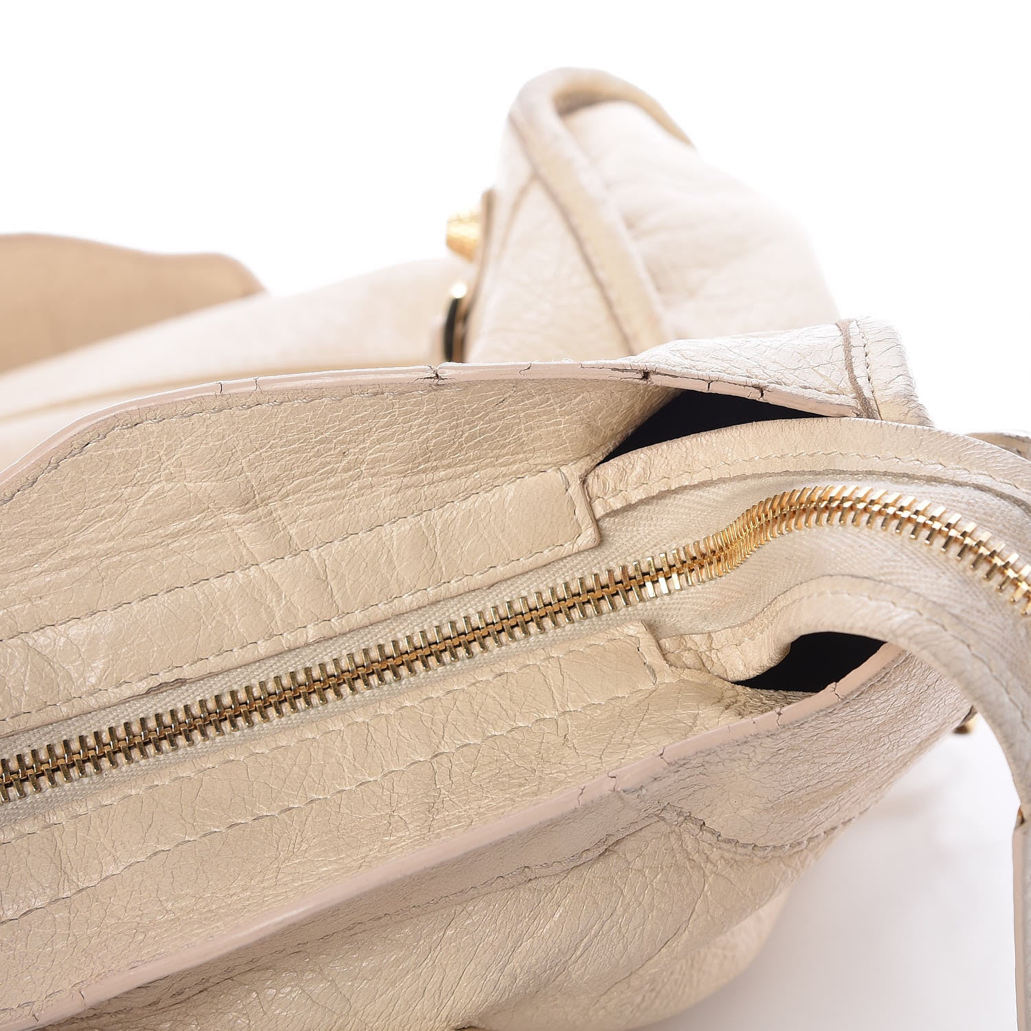 Balenciaga Agneau Giant 12 Gold Hardware City Blanc Creme Light Craie 11 of 15