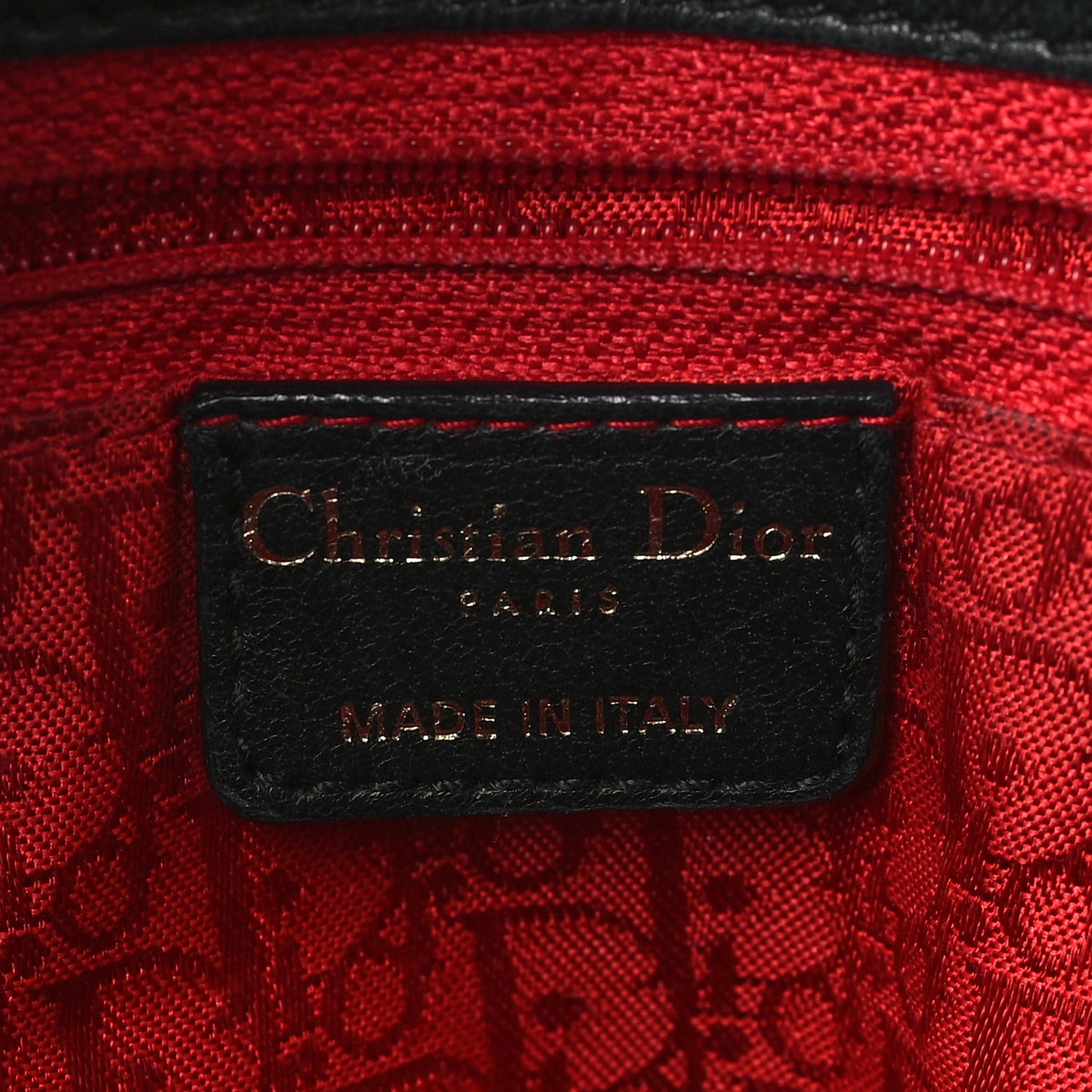 Lambskin Cannage Flap Bag Black