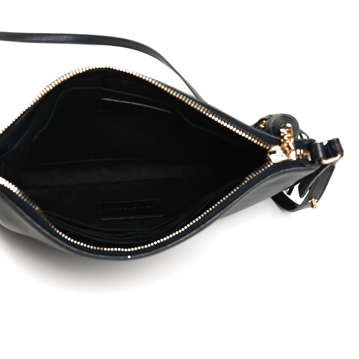 Saint Laurent Calfskin Teen Monogram Crossbody Bag Blue 5 of 12