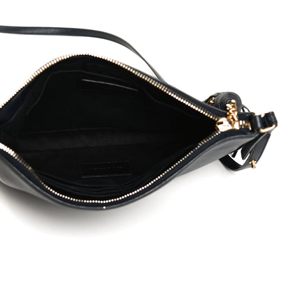 Saint Laurent Calfskin Teen Monogram Crossbody Bag Blue 5 of 12