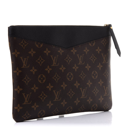 Louis Vuitton Monogram Daily Pouch Black 3 of 8