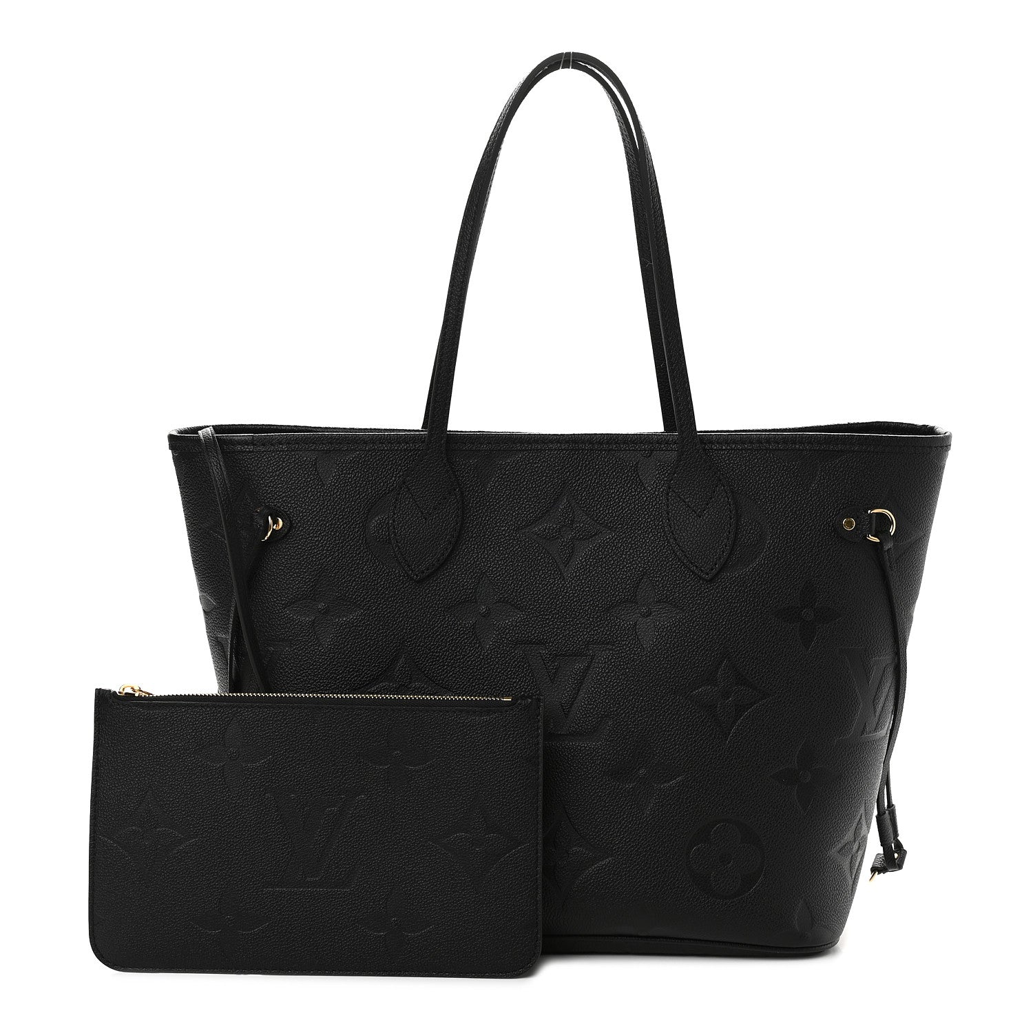 Louis Vuitton Empreinte Monogram Giant Neverfull MM Black 1 of 9