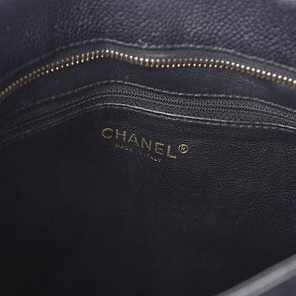 Chanel Caviar Quilted Medallion Tote Black 6 of 10