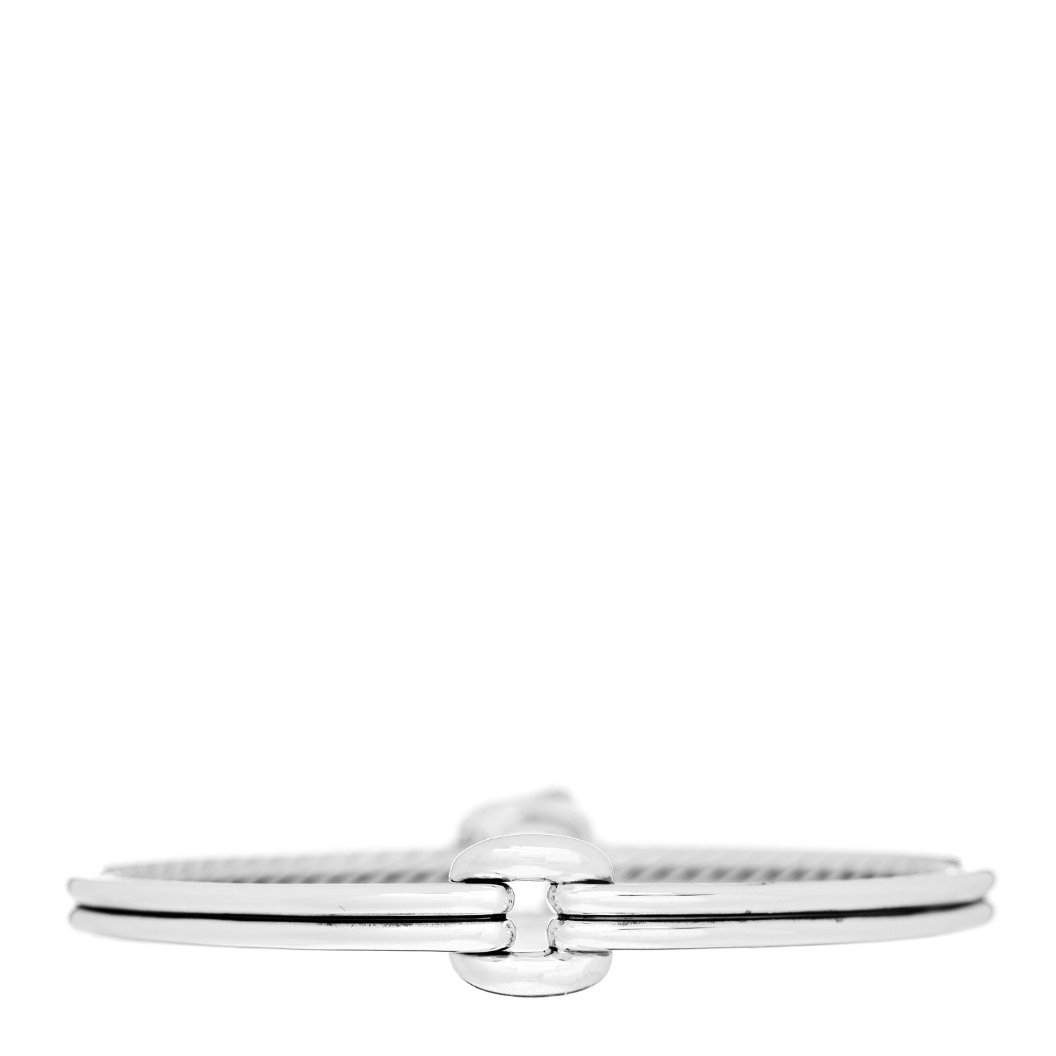 David Yurman Sterling Silver Thoroughbred Center Link Bracelet 1 of 4