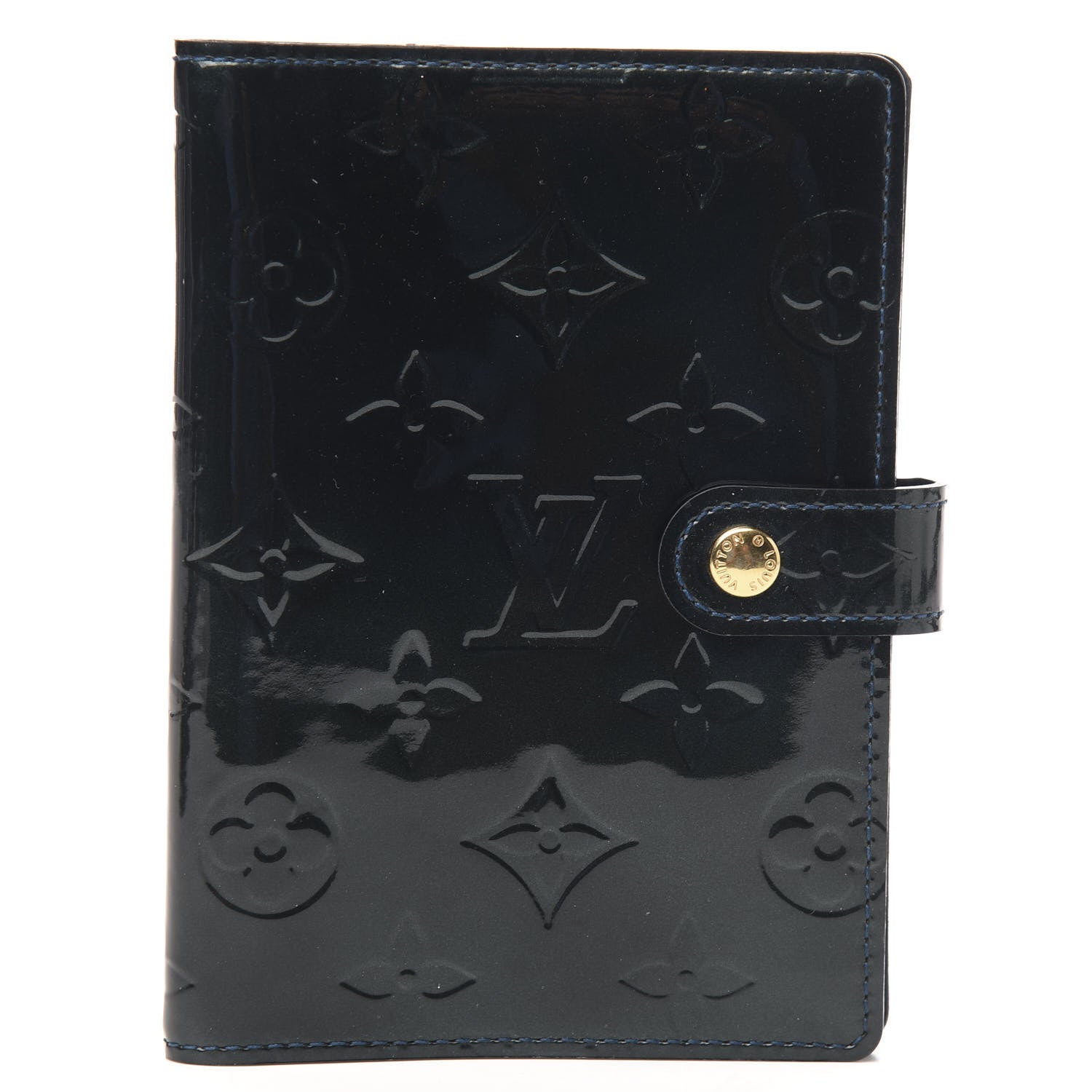 Louis Vuitton Vernis Small Ring Agenda Cover Blue Infini 1 of 6