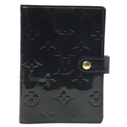 Louis Vuitton Vernis Small Ring Agenda Cover Blue Infini 1 of 6
