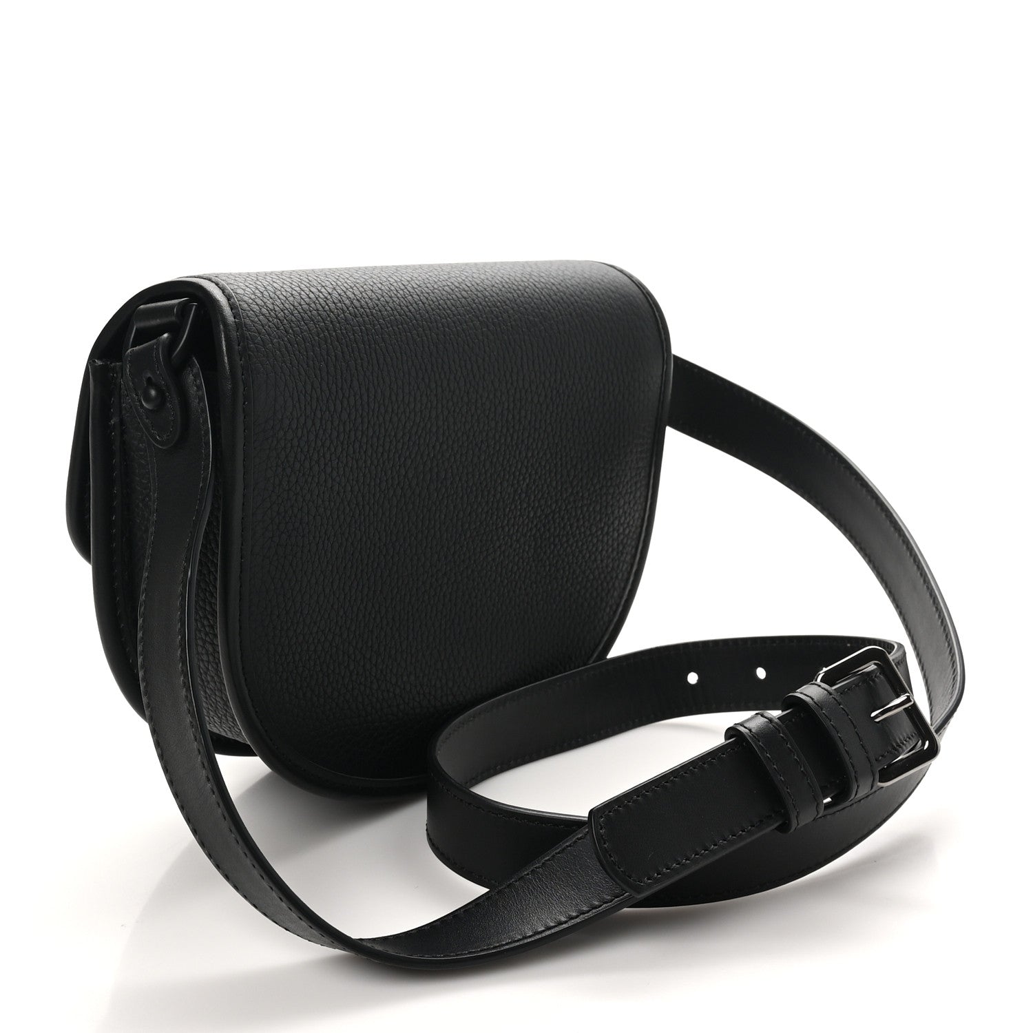 Christian Dior Grained Calfskin Mini Gallop Bag With Strap Black 3 of 9