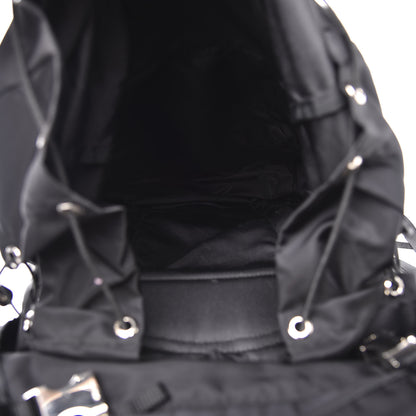 Prada Tessuto Nylon Double Buckle Backpack Black 4 of 8