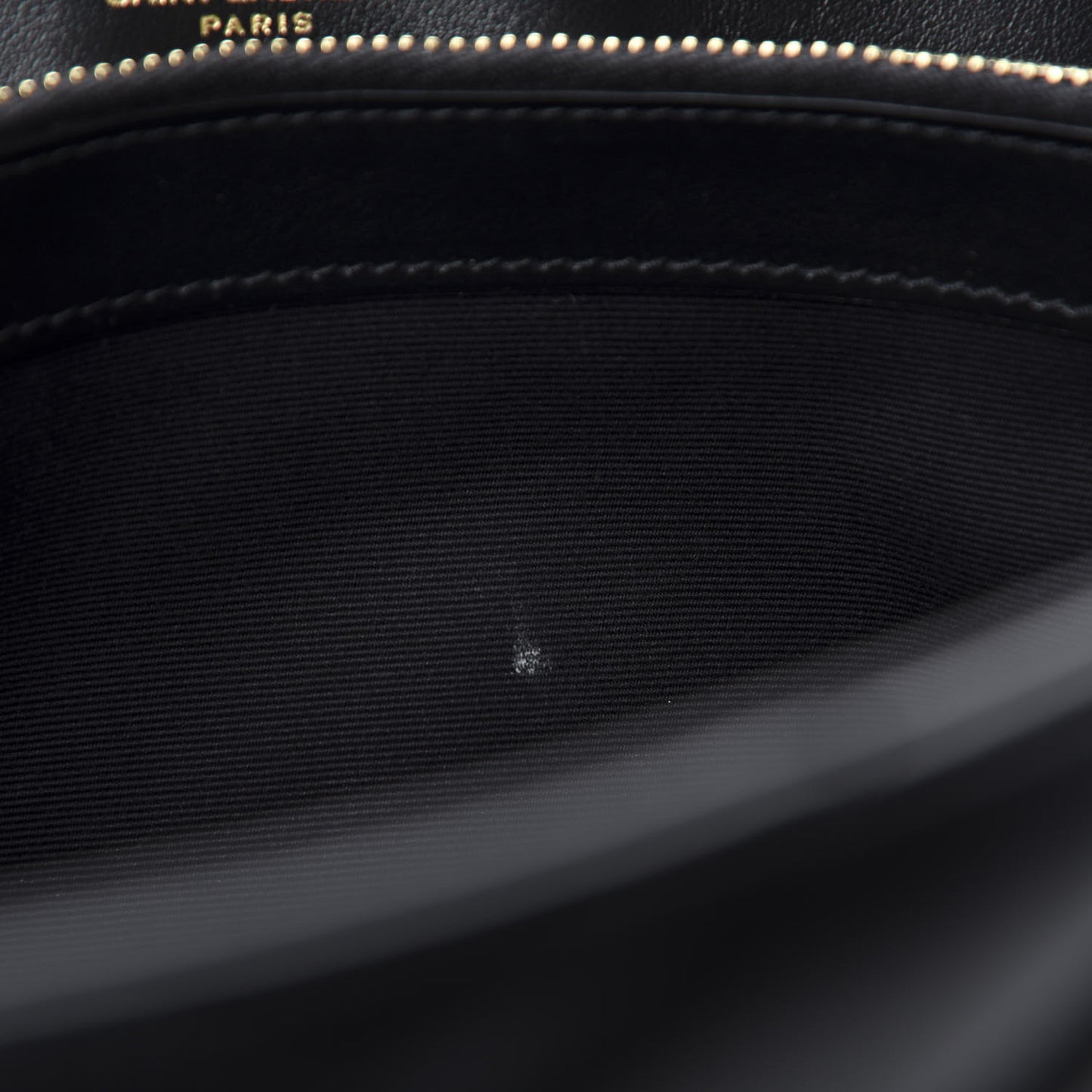 Calfskin Y Quilted Monogram Medium Loulou Chain Satchel Black