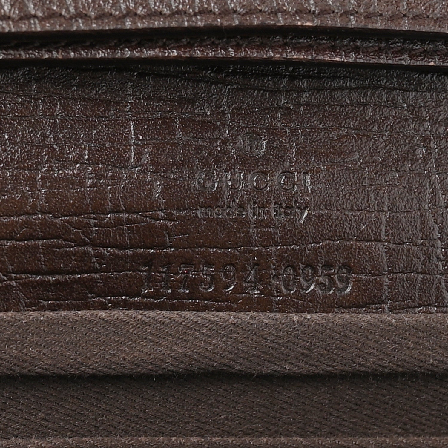 Gucci Monogram Bamboo Bar Clutch Dark Brown 6 of 12