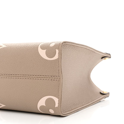 Louis Vuitton Empreinte Monogram Giant Onthego PM Tourterelle Creme 10 of 11