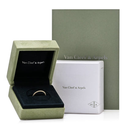 Van Cleef & Arpels 18K Yellow Gold Small Perlee Ring 57 8 5 of 5