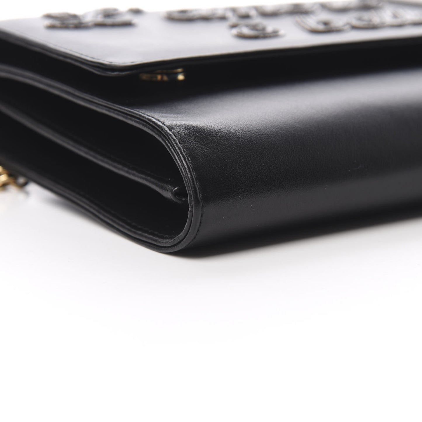 Vitello L'Amore Bellezza Chain Wallet Black